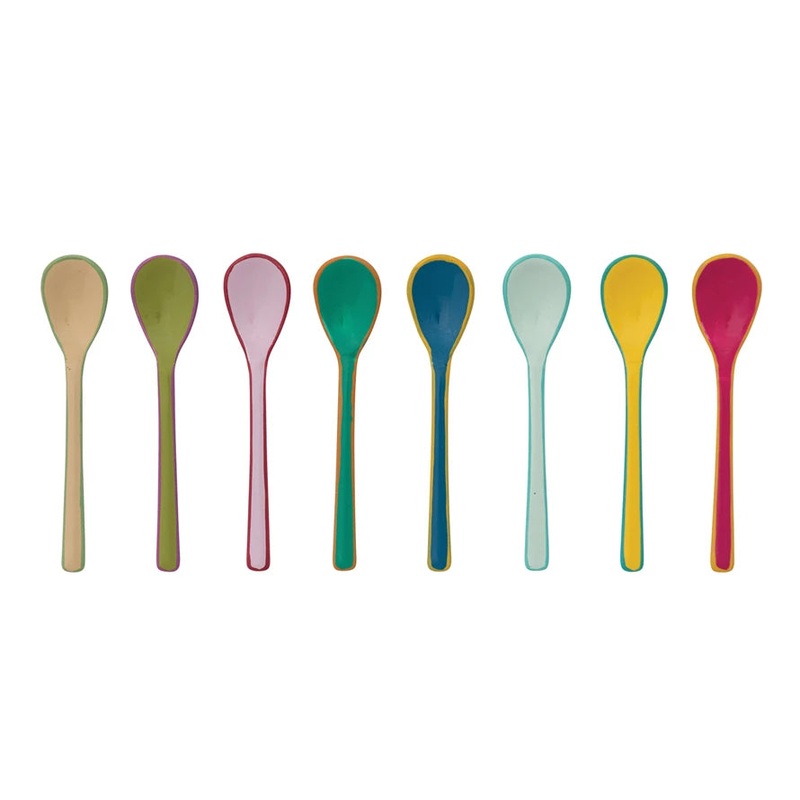 Colorful Enamel Salt Spoon