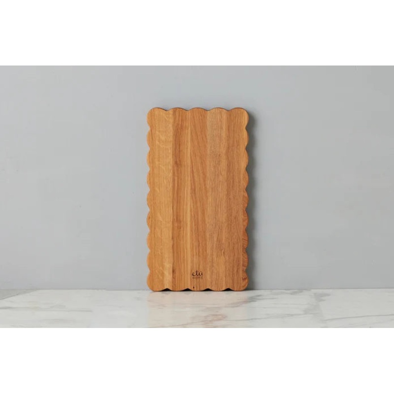 etHome - Small Scalloped Cutting Plank