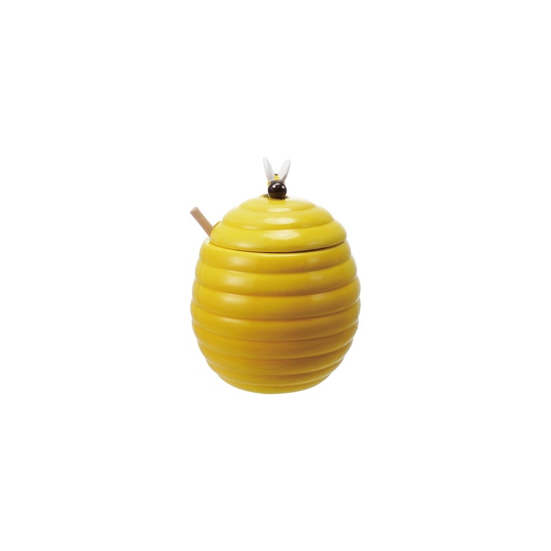 Hazel Mazel - Honey Bee Honey Pot with Dipper