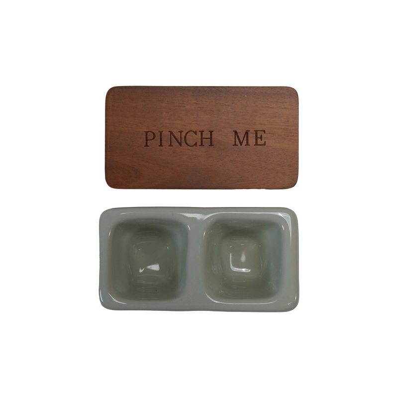 Hazel Mazel - Pinch Pot with Wood Lid