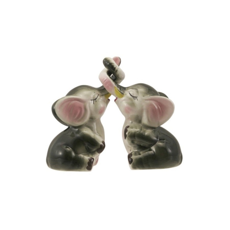 Hazel Mazel - Vintage Elephant Salt & Pepper Shakers