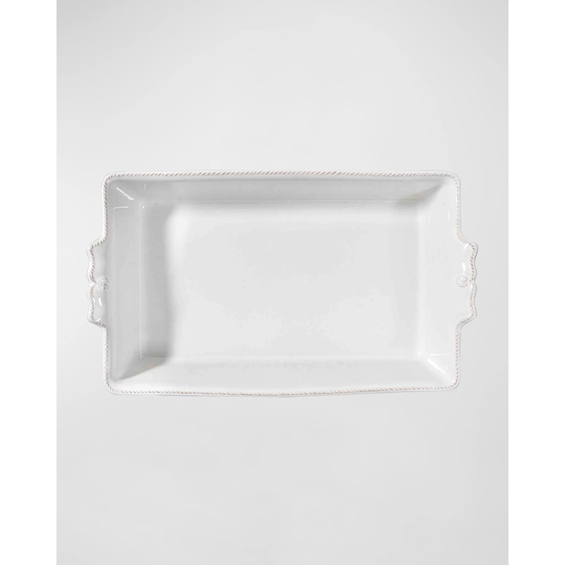 Juliska Rectangular Baker Whitewash 13"