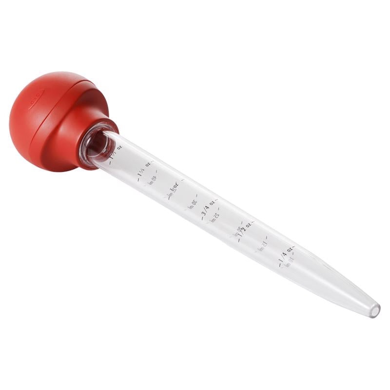 OXO - Baster With Cleaning Brush - Red