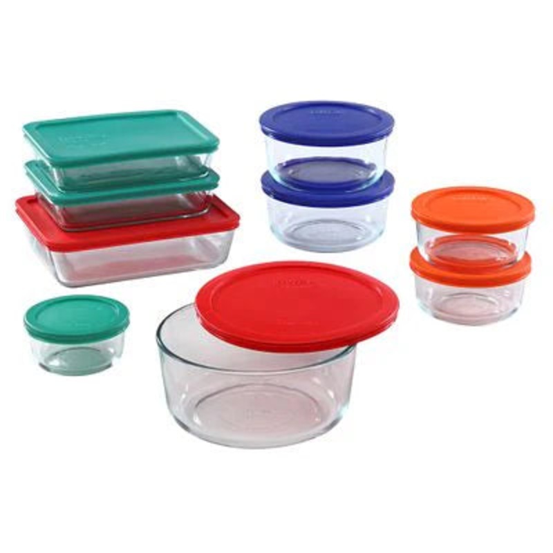 Pyrex - Simply Store - Glass Food Storage Container Set with Lids