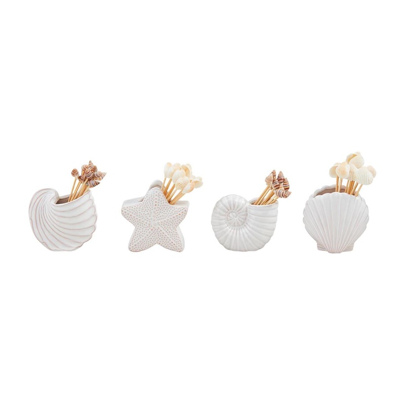 Sea Shell Toothpick Caddy