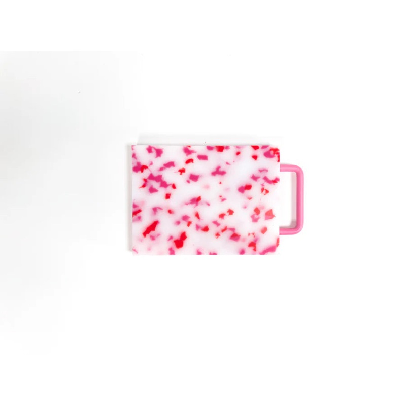 Small Cutting Board - Pink and White
