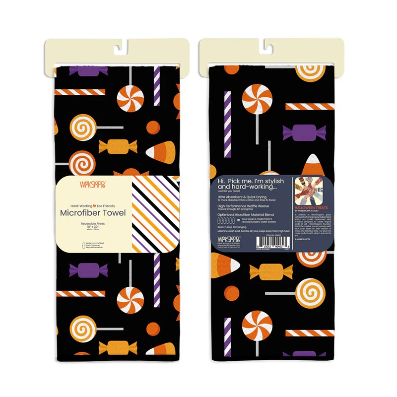 Werkshoppe Halloween Treats Microfiber Towel