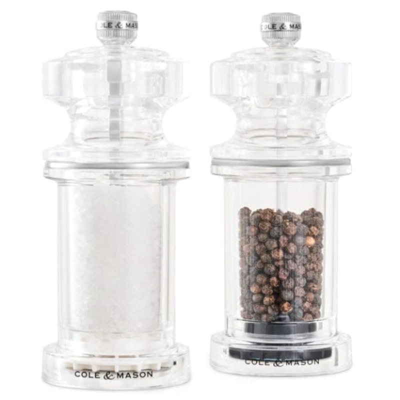 Cole & Mason 605 Acrylic 5.5" Salt & Pepper Gift Set