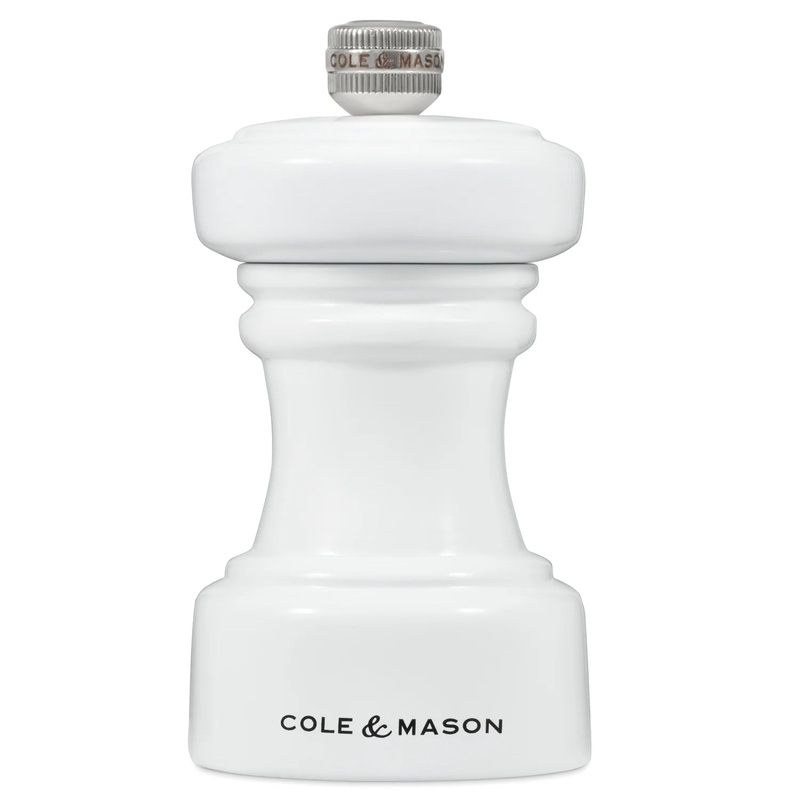 Cole & Mason Hoxton Salt and Pepper Mills - White Gloss