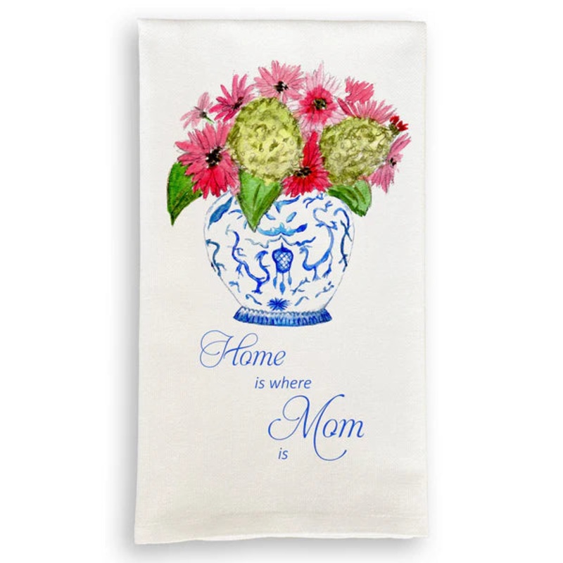 French Graffiti - Home Is Where Mom Is Dishtowel