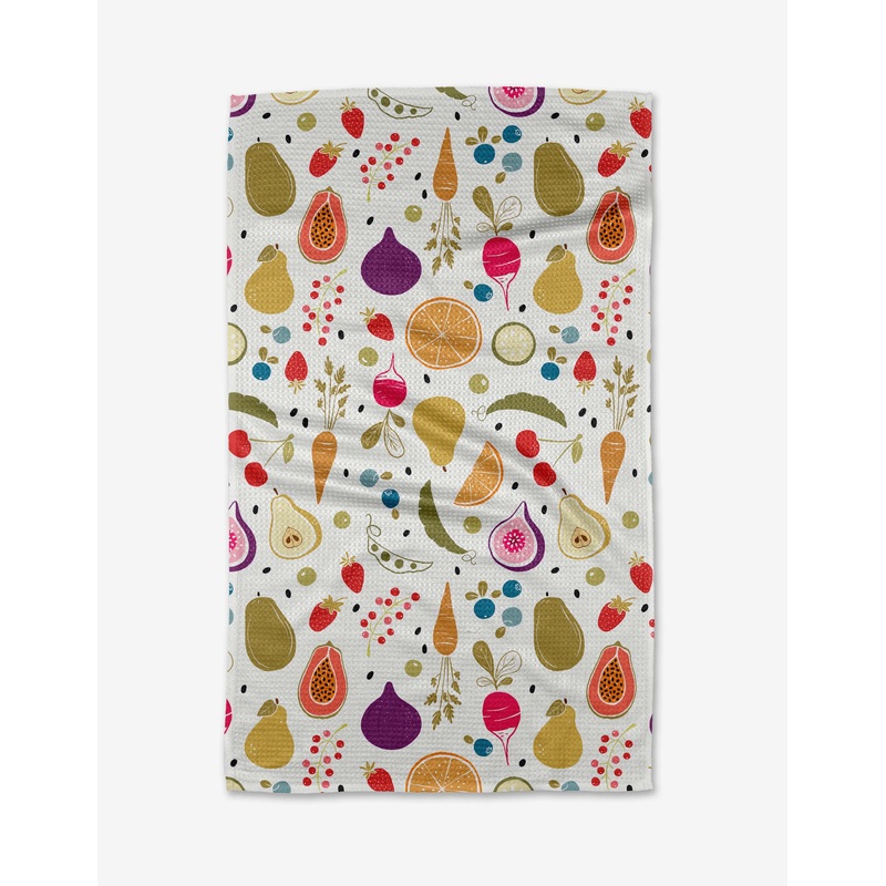 Geometry - Farmers Market Tea Towel