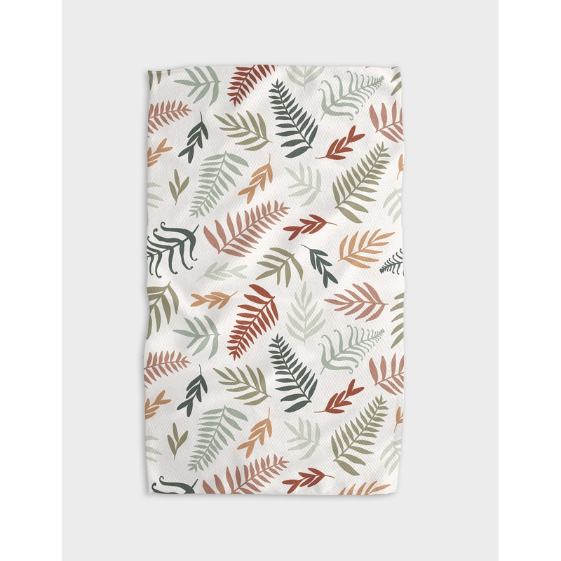 Geometry - Forest Floor Ferns Kitchen Tea Towel
