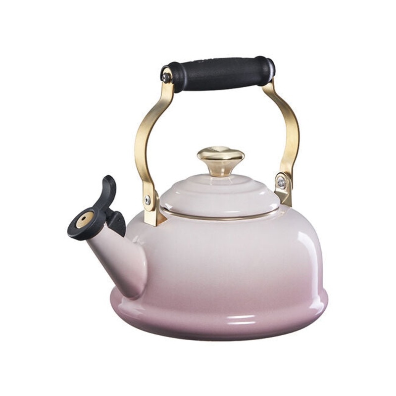 Le Creuset - Classic Whistling Kettle with Light Gold Heart Knob