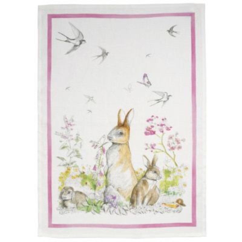 Tessitura Toscana Telerie - Remi Rosa Kitchen Towel