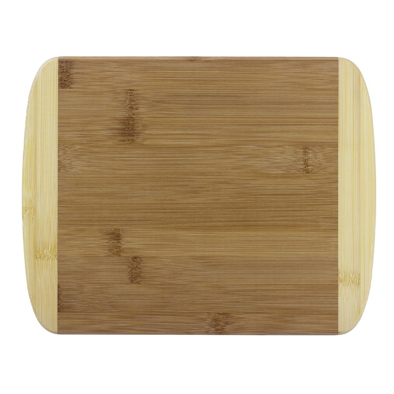 Two-Tone Bamboo Serving and Cutting Board