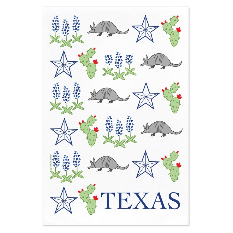 Coast & Cotton - Hand Towel - Home Sweet Texas