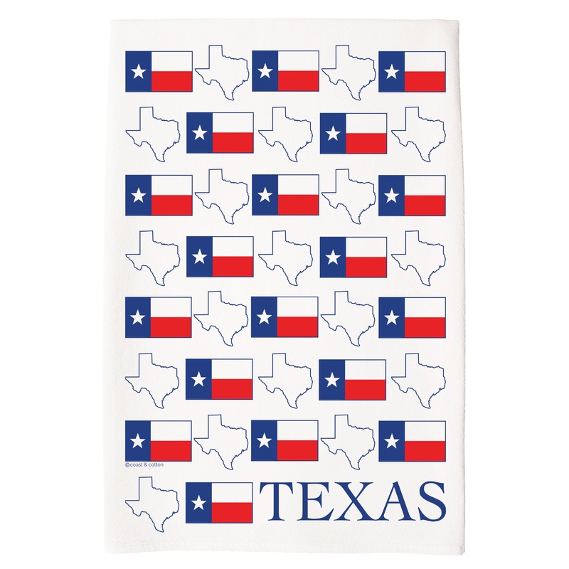 Coast & Cotton - Hand Towel - Texas State Flag