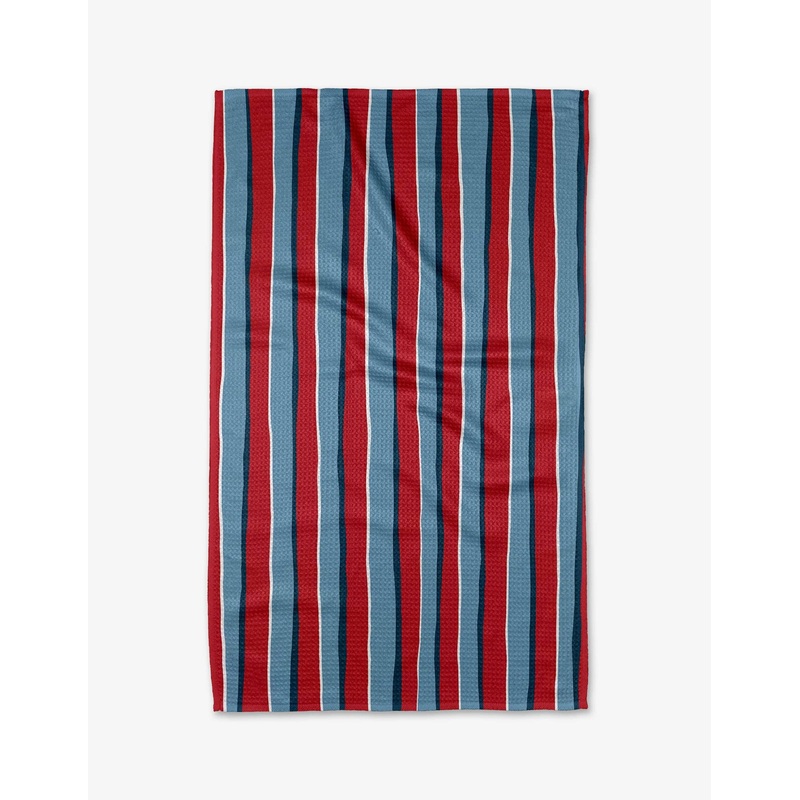 Geometry - Star Spangled Stripes Tea Towel
