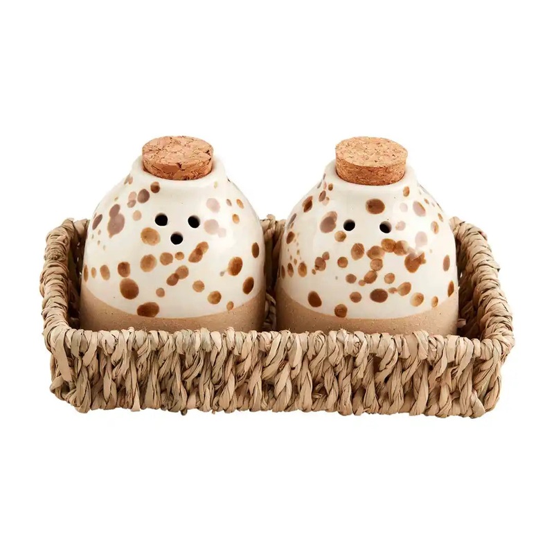 Splatter Salt and Pepper Shakers