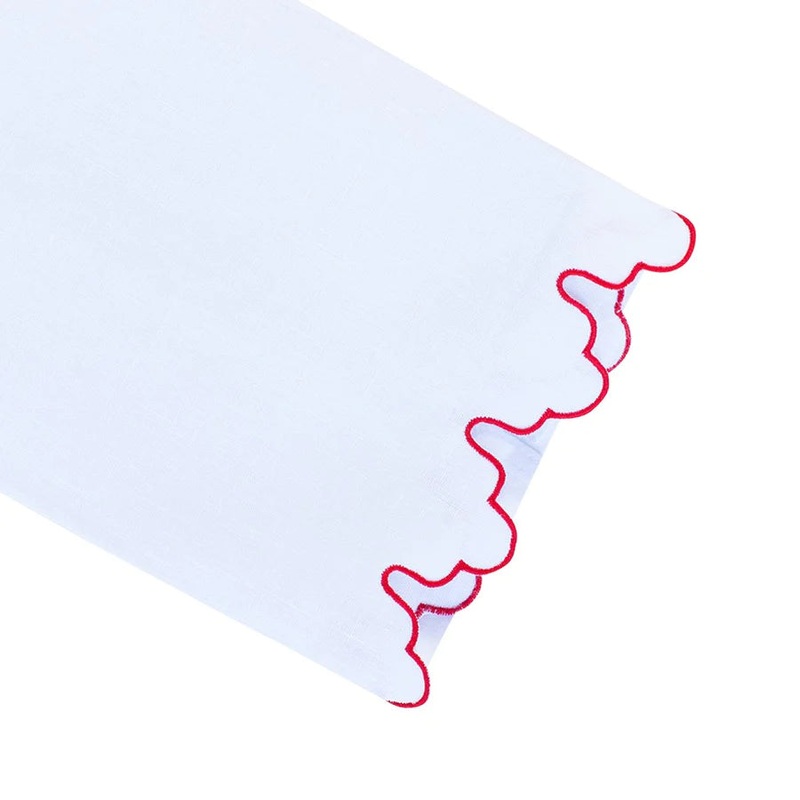 Sultan Tip Hand Towel - Red