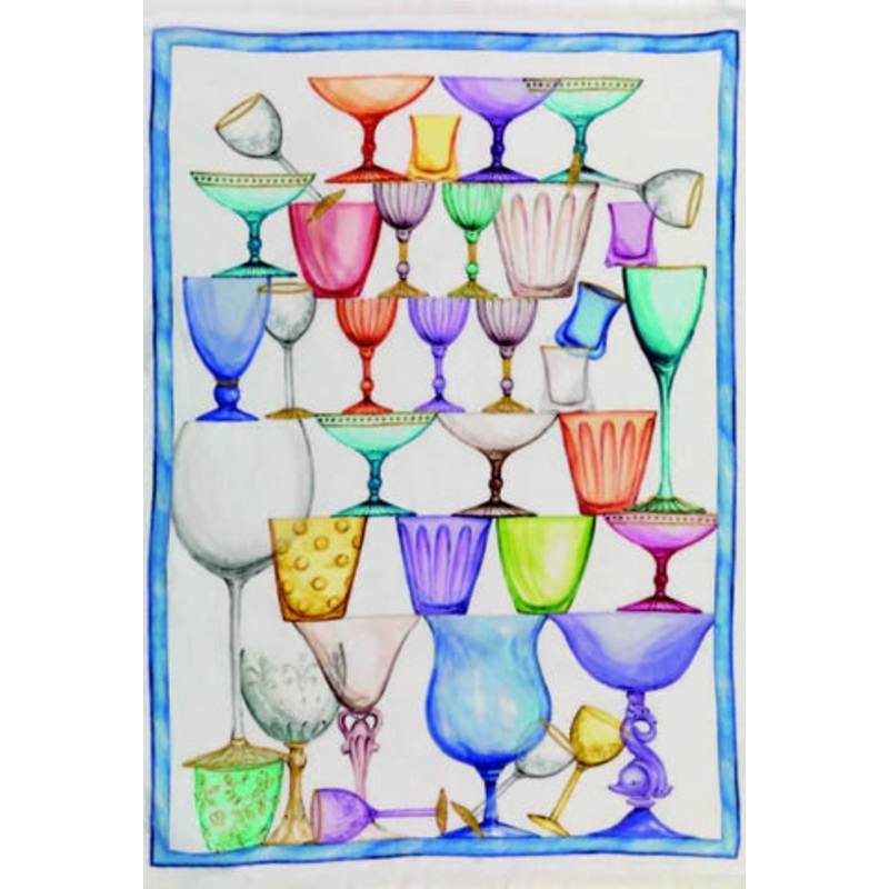 Tessitura Toscana Telerie - Crystal Blu Kitchen Towel