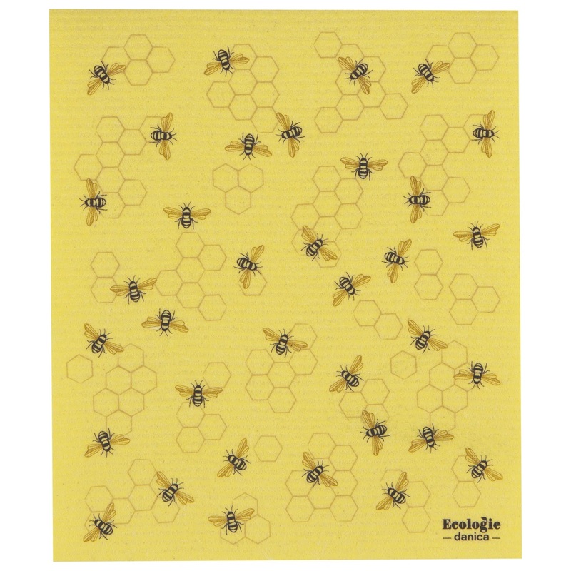 Bees Swedish Sponge Towel
