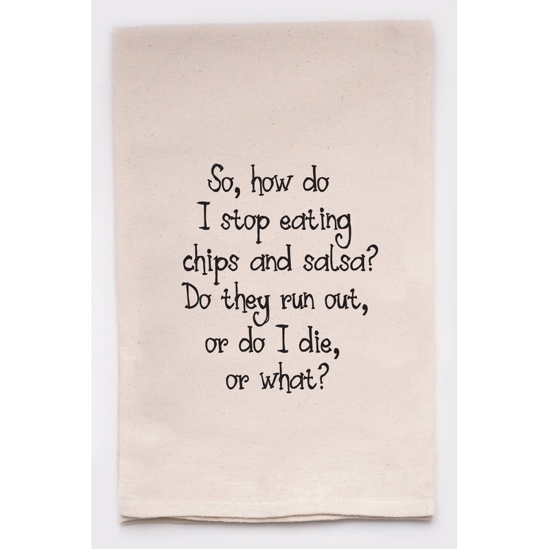 Chips & Salsa Tea Towel