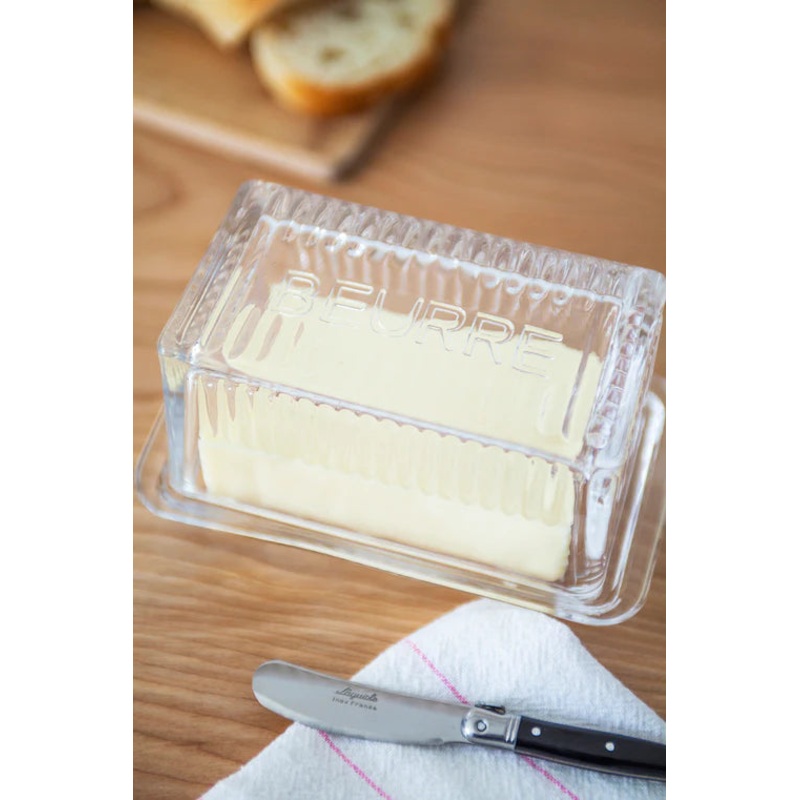 French Depression Glass Butter Keeper