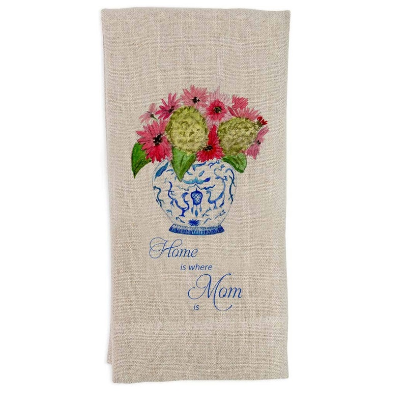 French Graffiti - Home Is Where Mom Is Guest Towel