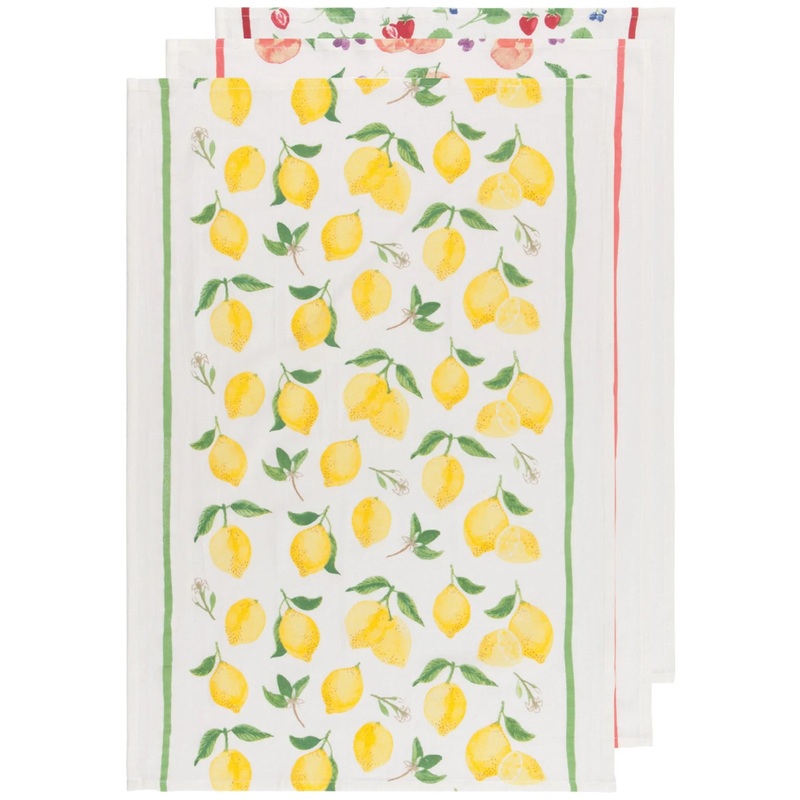 Fruit Salad Bakers Floursack Dishtowels Set