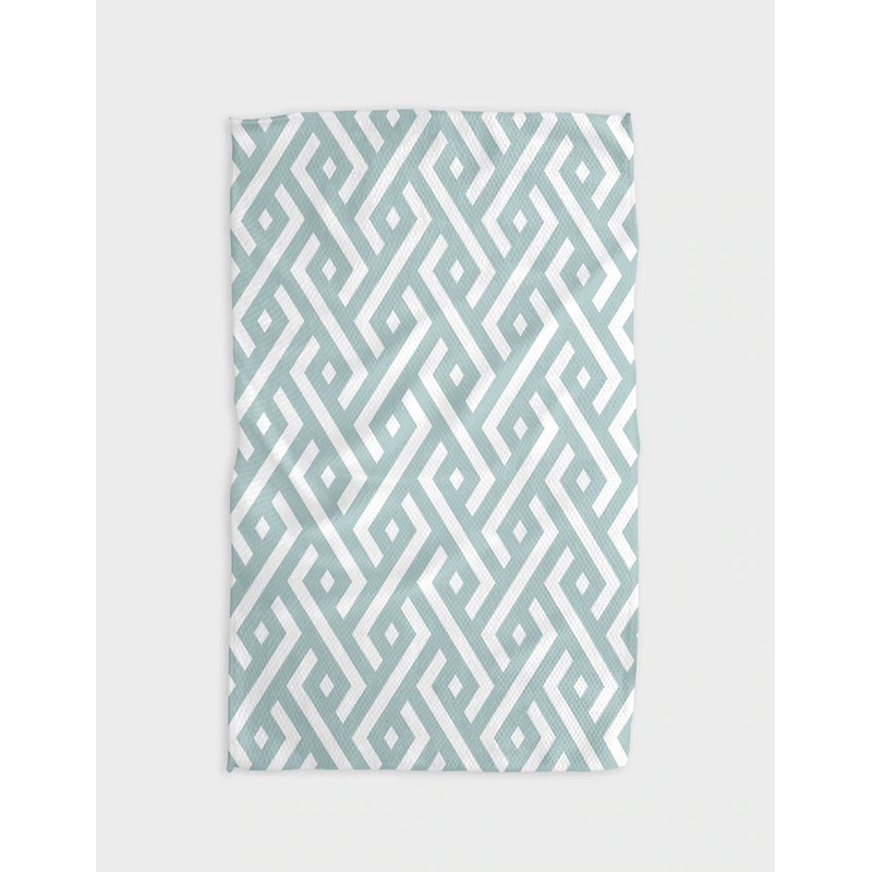 Geometry - Water Ways Tea Towel