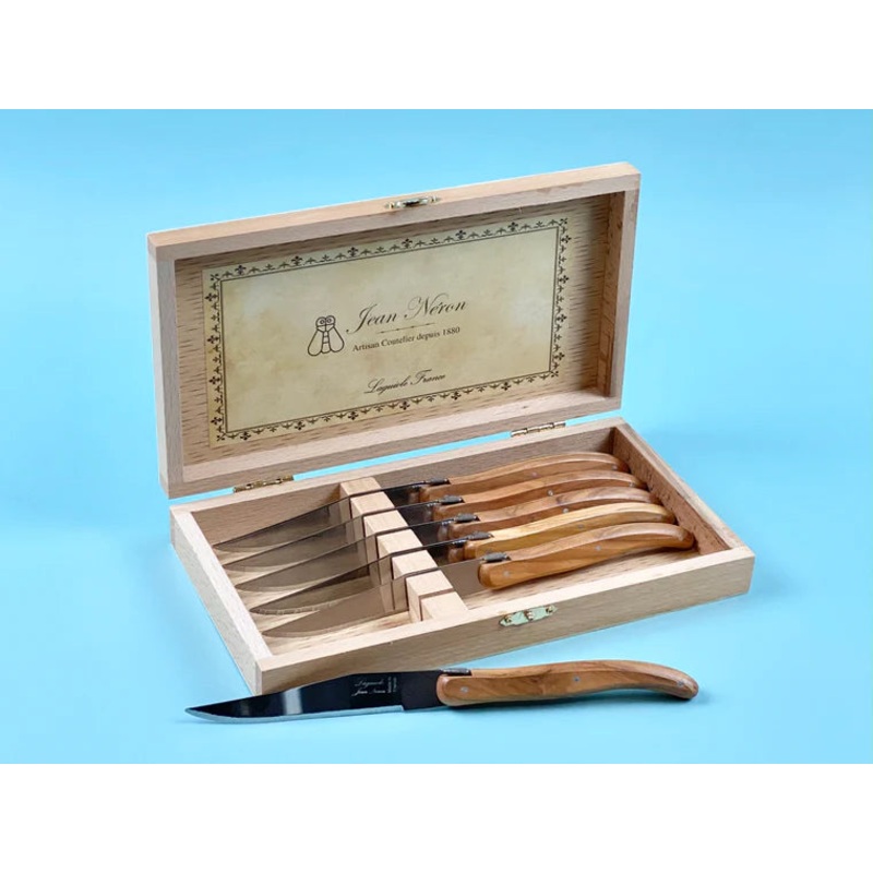 Laguiole - Olivewood Knives Box Set