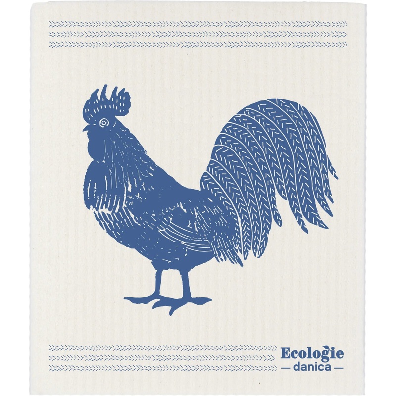 Rooster Franaise Swedish Sponge Cloth