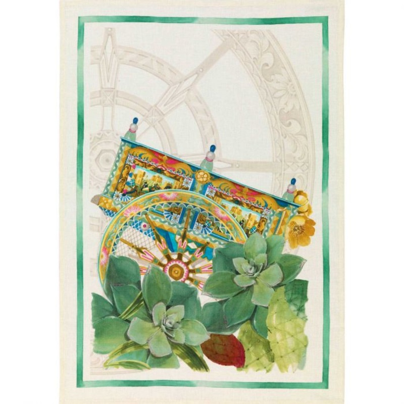 Tessitura Toscana Telerie - Mediterraneo Carretto Kitchen Towel