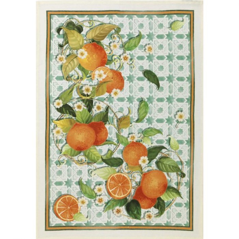 Tessitura Toscana Telerie - Sevillana Arance Kitchen Towel