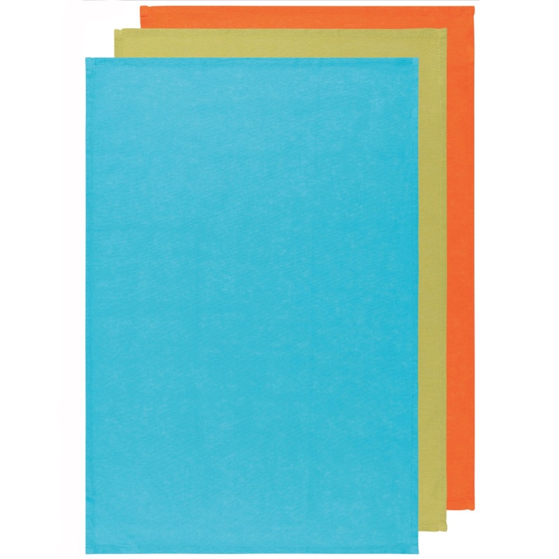 Bali Blue/Leaf/Crush Floursack Dishtowels