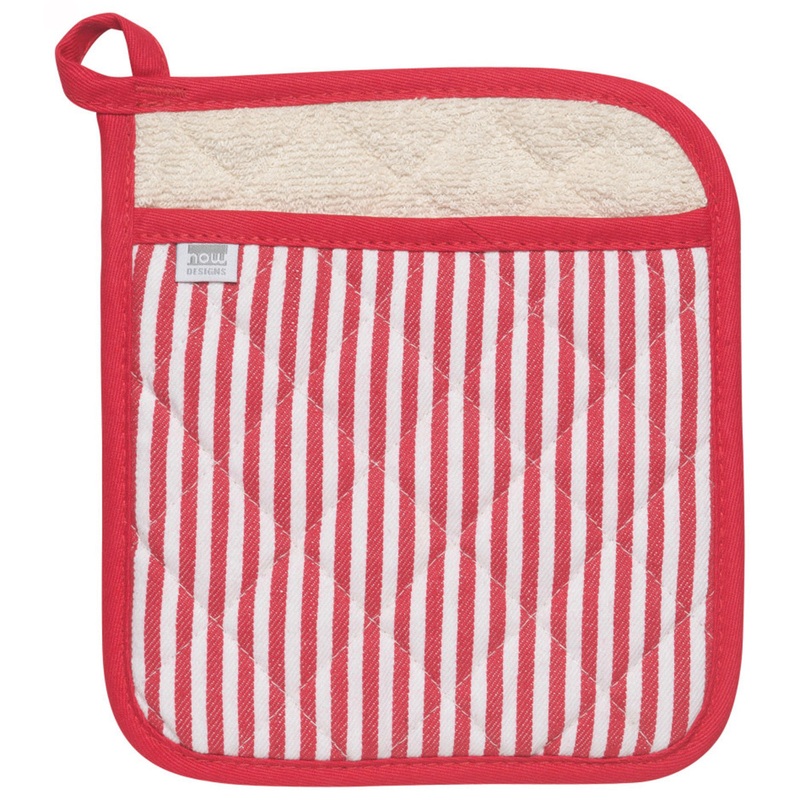 Narrow Stripe Red Superior Potholder