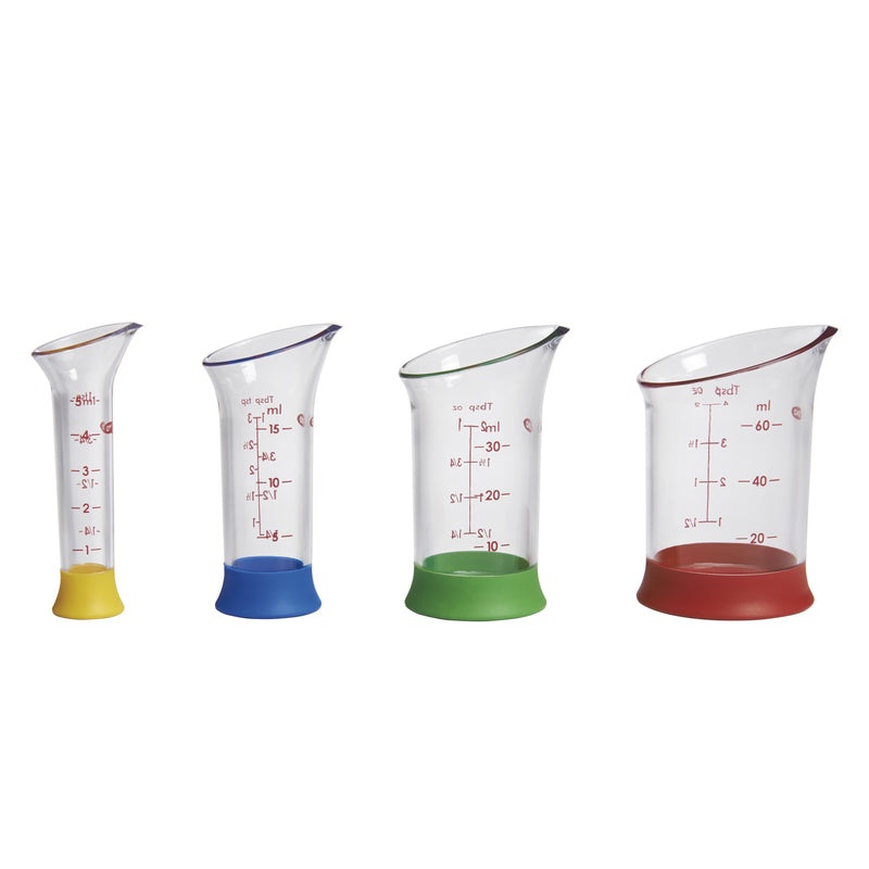 OXO Good Grips - 4 Piece Mini Measuring Beaker Set