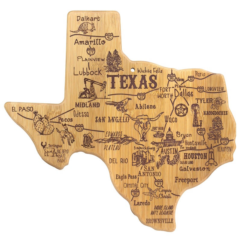 Totally Bamboo Destination Texas Cutting / Serving Board