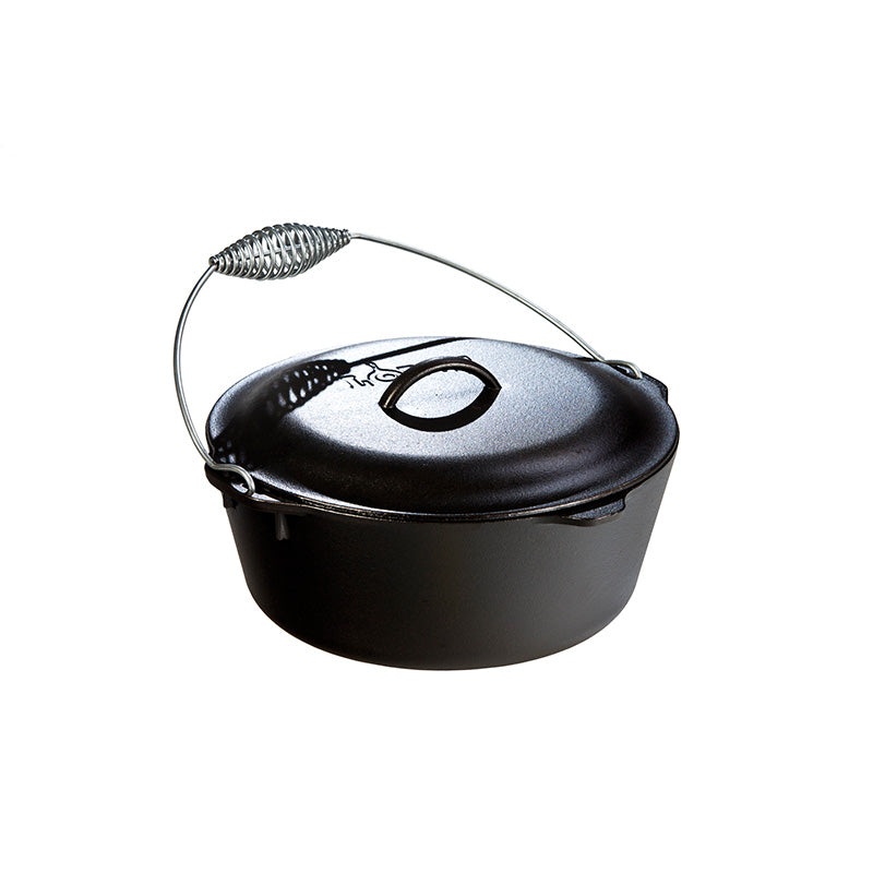 Cast Iron Dutch Oven With Bail Handle - 7 Quart