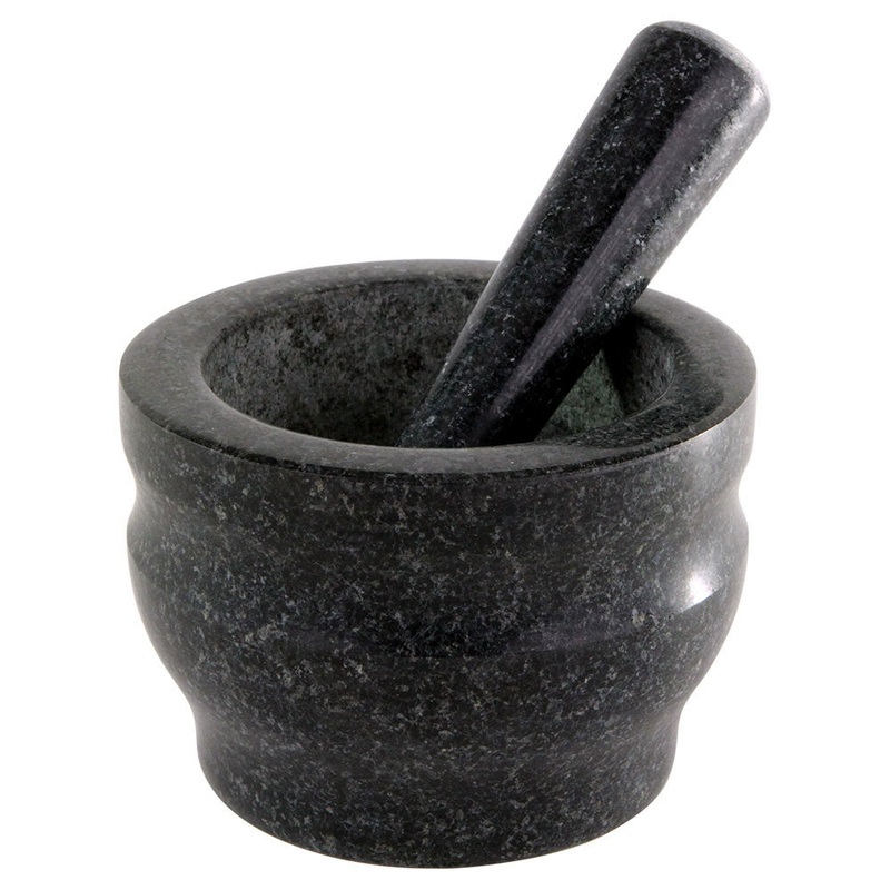 Cole and Mason: Black Granite Mortar & Pestle