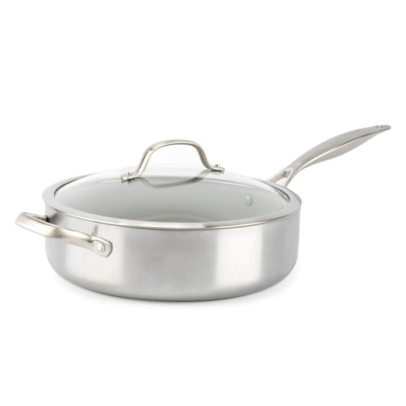 GreenPan - Venice Pro 5pt. Ceramic Non-Stick Covered Sautepan