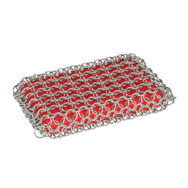 Lodge Chainmail Heavy Duty Scrubbing Pad For Cast Iron 8.71 in. L 1 pk