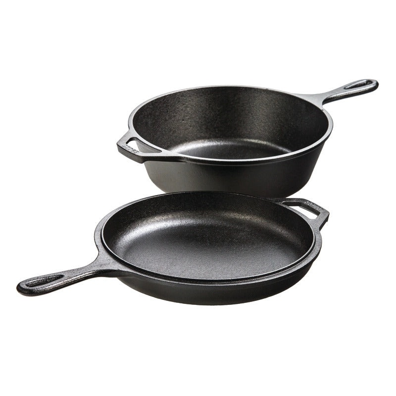 Lodge Quart Cast Iron Combo Cooker - 3.2qt