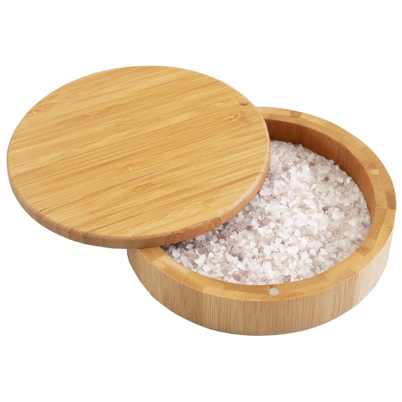 Barkeeper's Salt Box with Magnetic Swivel Lid