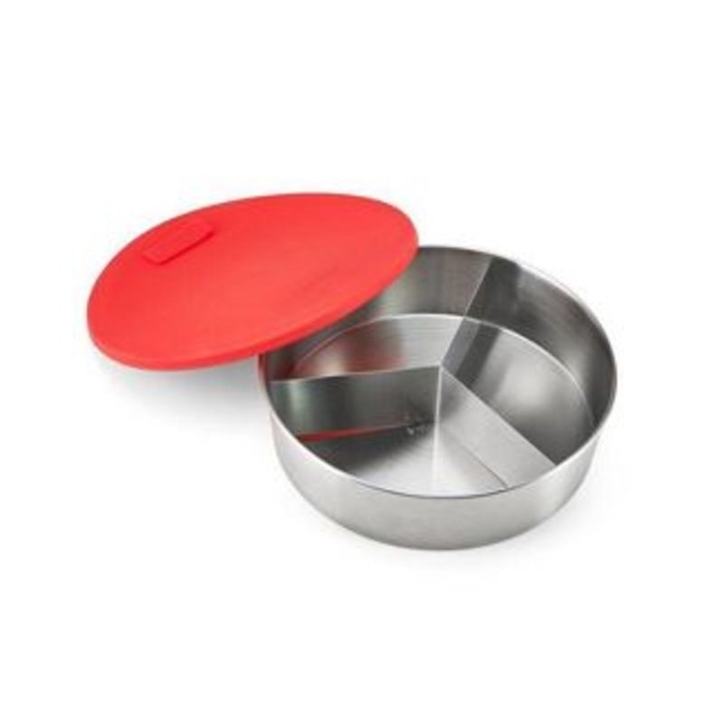 Instant Pot Official Round Cake Pan with Lid and Removable Divider