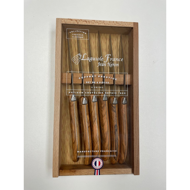 Laguiole - Olivewood Steak Knife Set