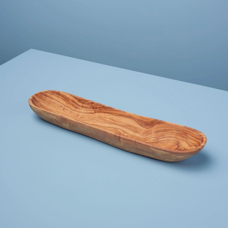 Olive Wood Oval Dish, Large