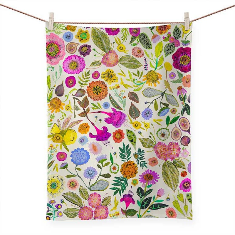 Wildflowers Tea Towel