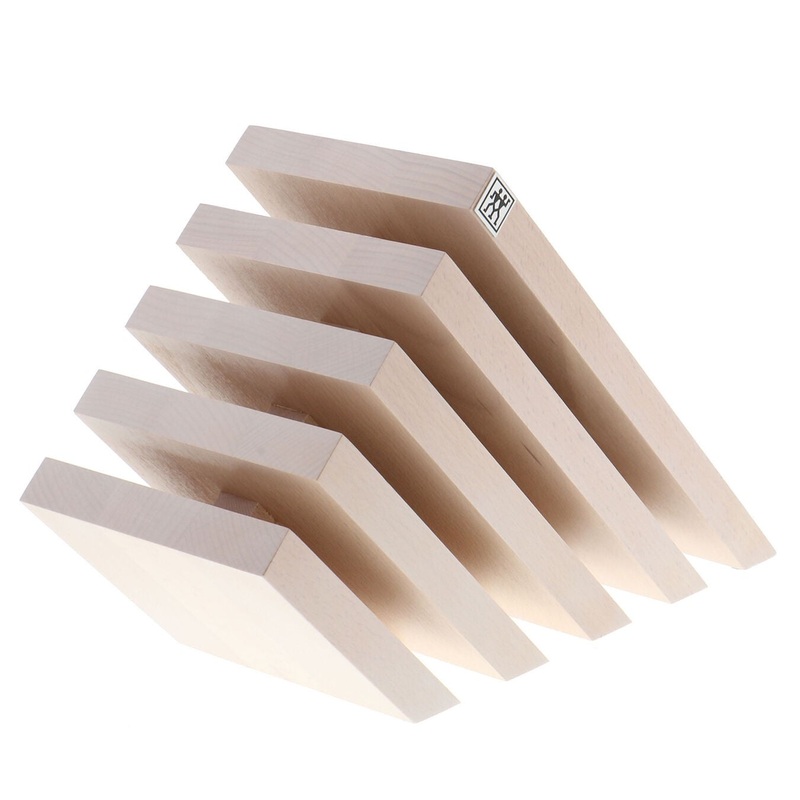 Zwilling - Slanted Italian Magnetic Block  White Beechwood